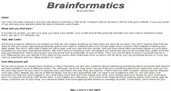 Desktop Screenshot of brainformatics.com
